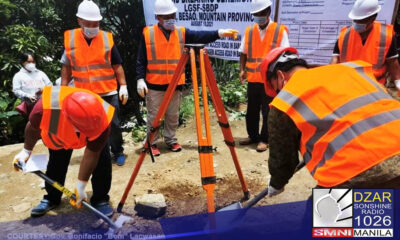 Aarangkada na ang konstruksyon ng 3 road concreting project sa ilalim ng programa ng NTF-ELCAC sa Mt. Province.