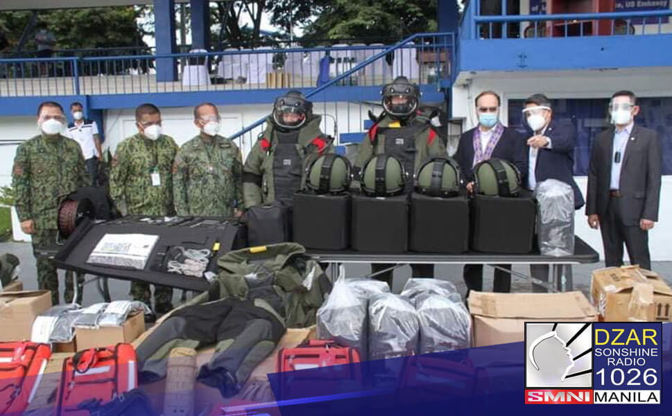 Anti-terrorism equipment at sasakyan, ibinigay ng US sa PNP  