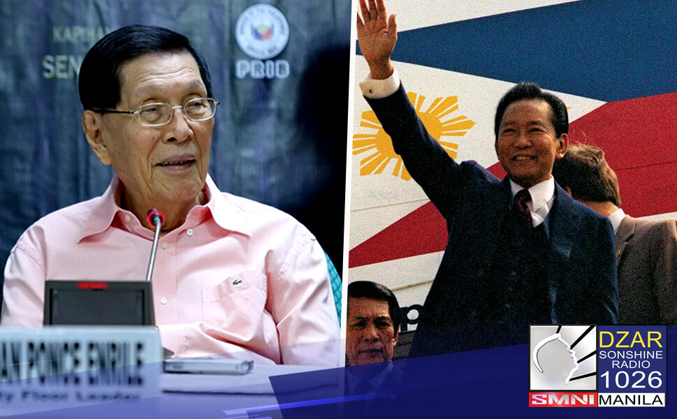 Kaayusan ng buong bansa, resulta ng Martial Law - Enrile
