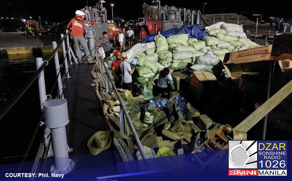 Higit 32 toneledang relief goods, nakarating na sa Tagbilaran, Bohol