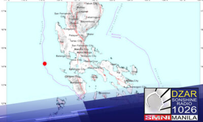 Niyanig ng isang magnitude 5.3 na lindol ang lubang, Occidental kaninang 8:09 ng umaga.