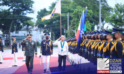 Nagbigay ng Testimonial Parade and Review ang Armed Forces of the Philippines (AFP) kay outgoing Defense Secretary Delfin Lorenzana sa Camp Aguinaldo.