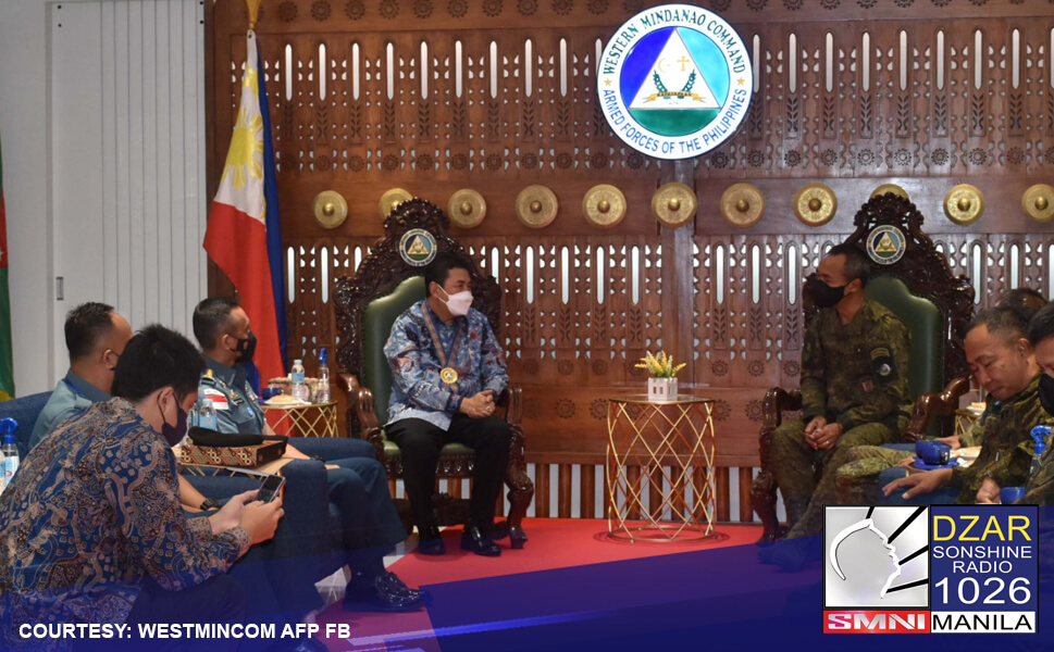 Nagkaroon ng exit call si Indonesian Consul General Dicky Fabrian kay AFP Western Mindanao Command (WestMinCom) chief Lieutenant General Alfredo Rosario, Jr. sa Camp Navarro, Calarian, Zamboanga City.