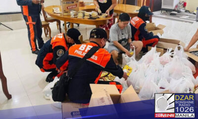 Libu-libong pulis at bumbero, nakiisa sa relief operation sa mga naapektuhan ng bagyong Karding