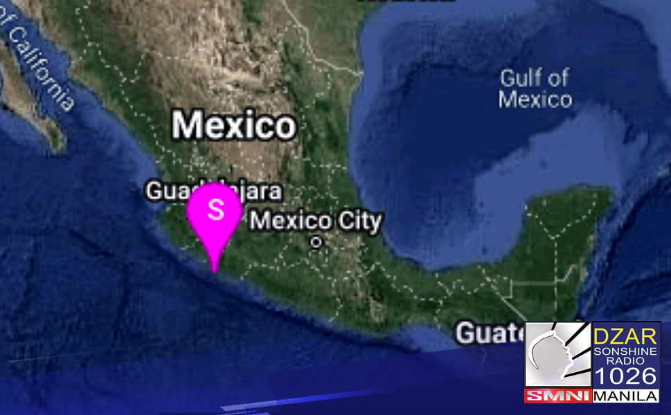 Magnitude 7.7 na lindol, tumama sa Mexico