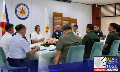 VP Sara Duterte, pinulong ang mga opisyal ng security sector