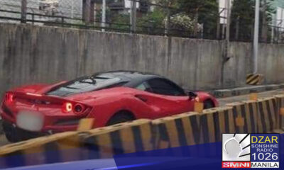 Lisensya ng driver ng Ferrari sports car na pumasok sa EDSA bus lane, posibleng masuspinde – LTO