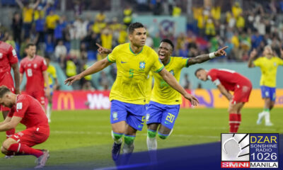 Goal ni Casemiro, ipinalo ang Brazil kontra Switzerland