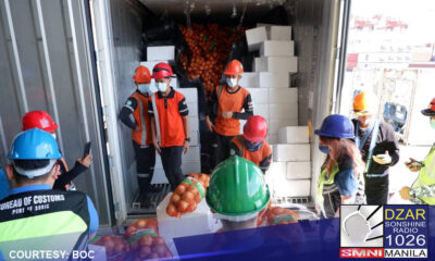 Higit P20-M smuggled agri products, nasabat ng BOC, DA sa Maynila