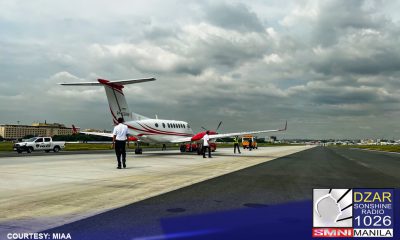 Eroplano ng King Air, nagkaaberya sa isang runway ng NAIA
