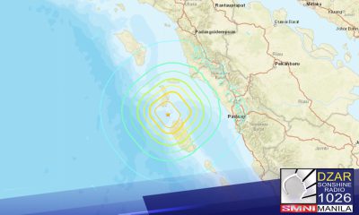 Indonesia, niyanig ng magnitude 7.3 na lindol
