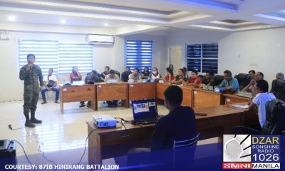 14 na barangay sa San de Buan, Samar, sumailalim sa isang dayologo vs CPP NPA recruitment