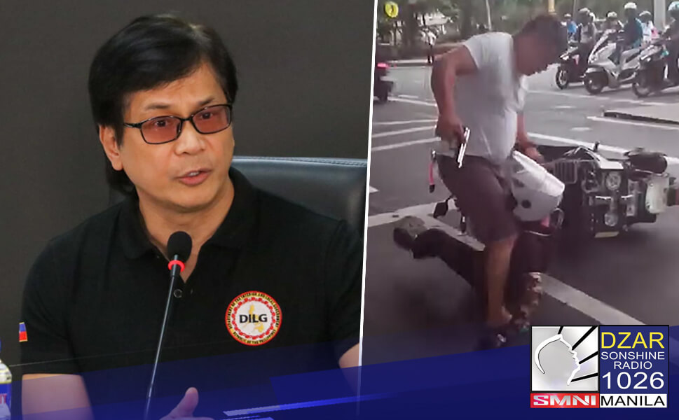 Nagpakilalang army officer na sangkot sa isang road rage incident sa Makati, pinapahanap na ng DILG sa PNP