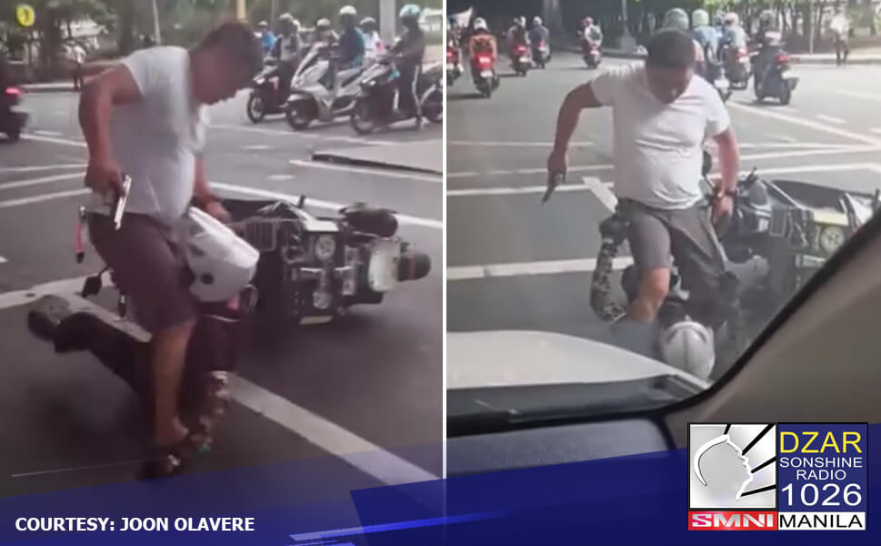 Biktima ng isa pang road rage insidente, nagpanggap na miyembro ng PA