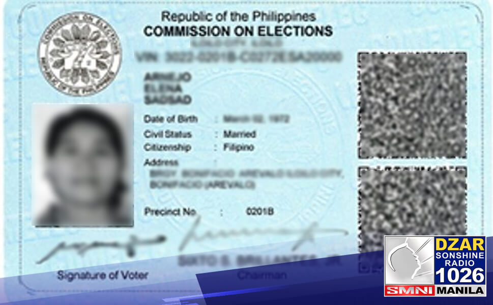 Voter's ID, posibleng ibibigay muli ng Comelec