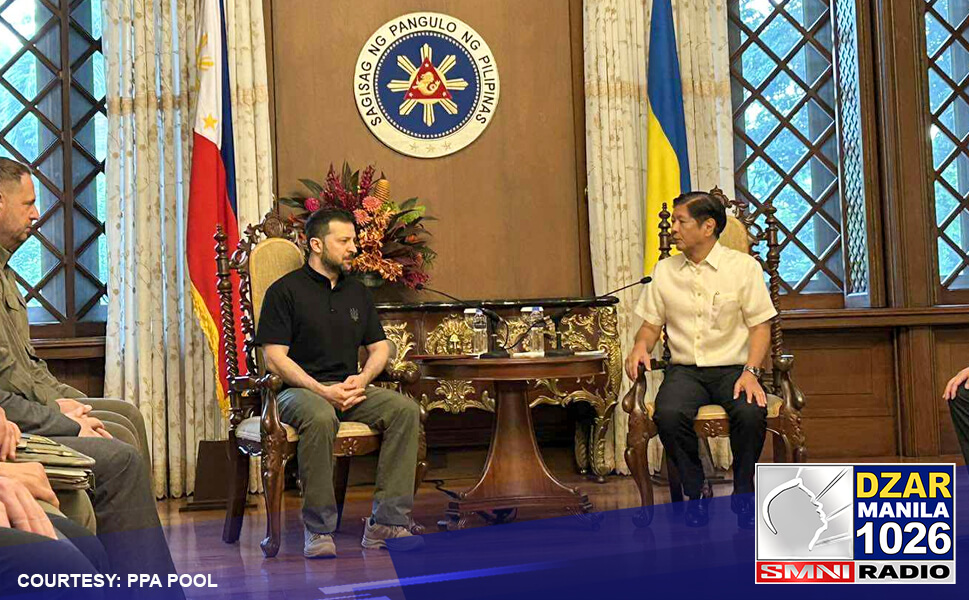 Zelenskyy at Marcos Jr., nagpulong sa Malakanyang